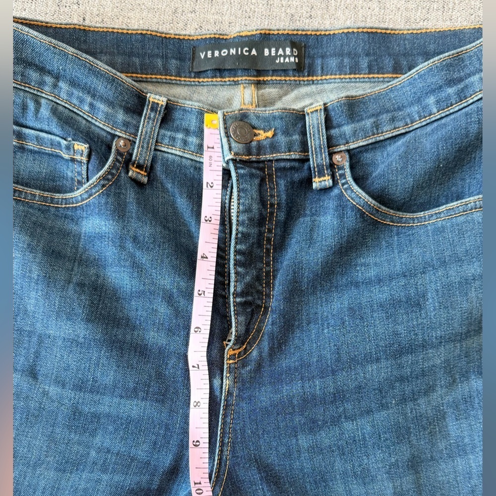 Veronica Beard Women’s “Kate” Dark Blue Skinny Jeans size 10 - Picture 5 of 7